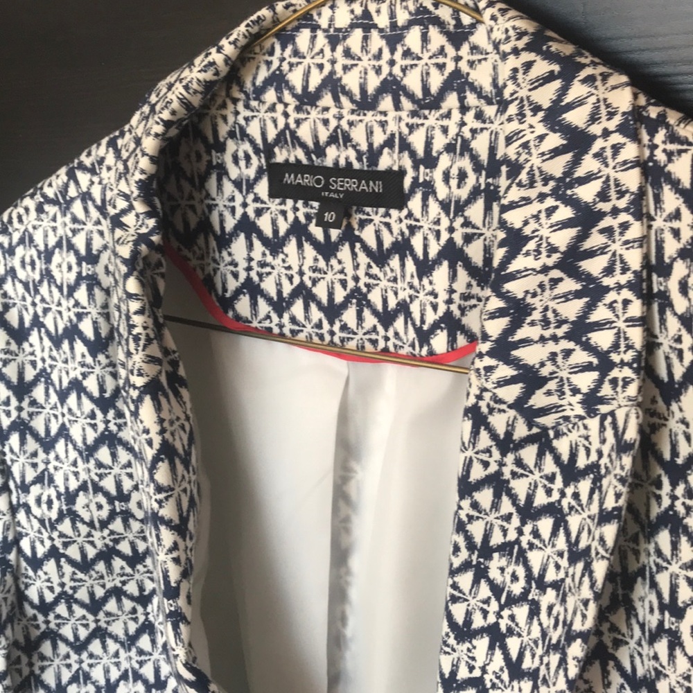 Mario Serrano Patterned Suit Jacket - image 2